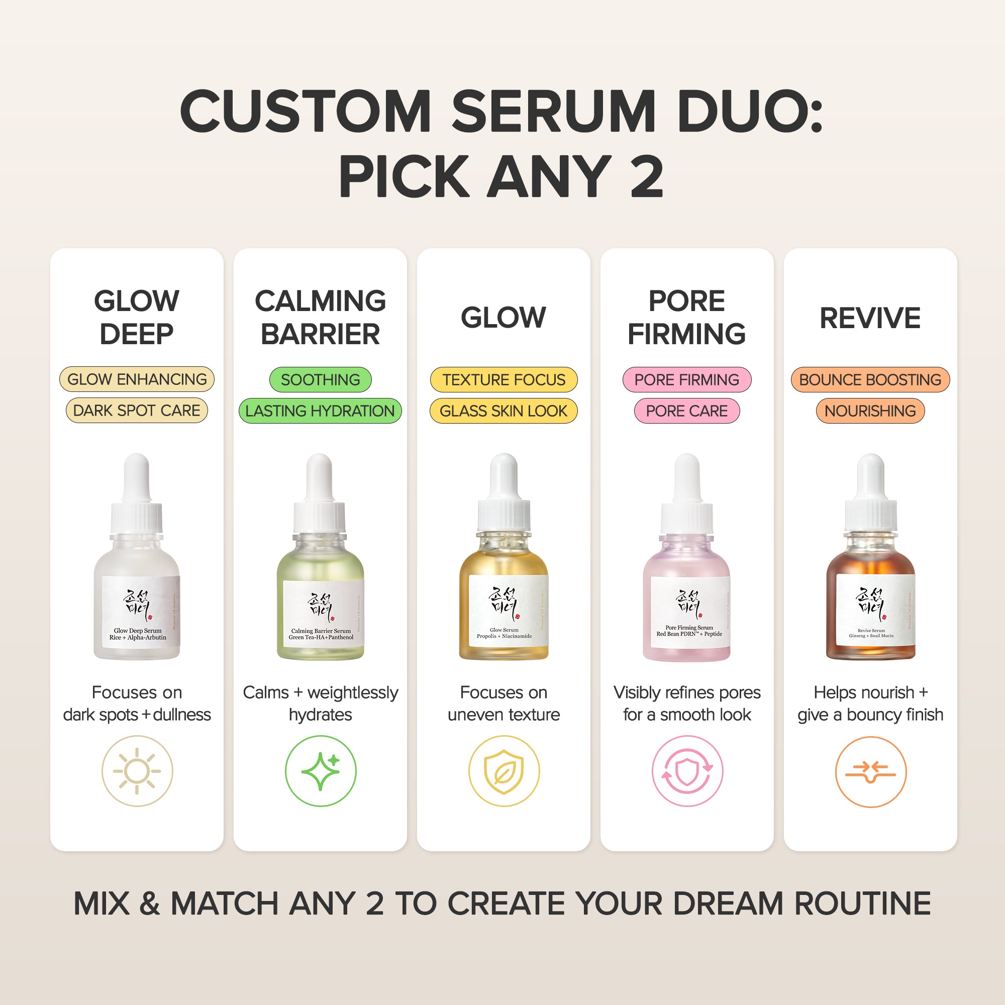 Beauty of Joseon Pick + Mix Serum Duo